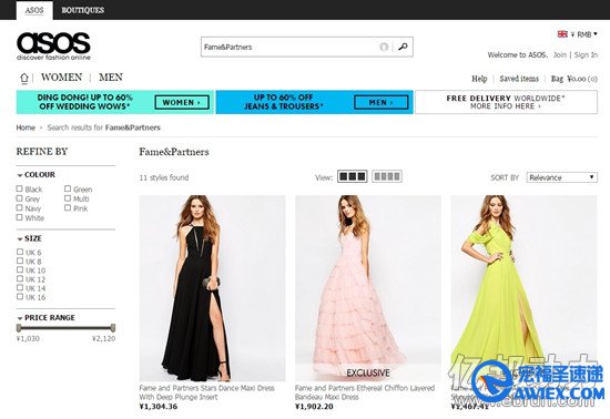 ASOS美国官网